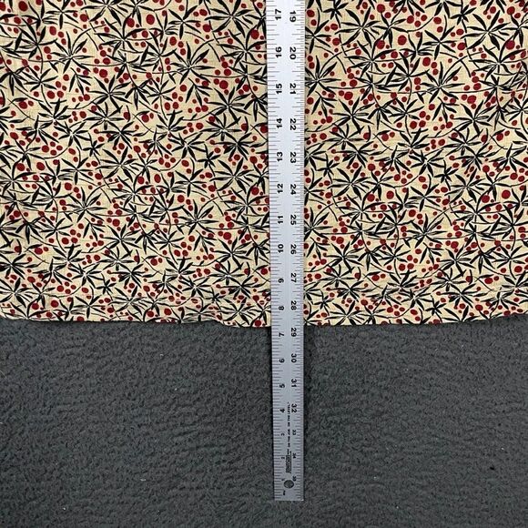 Wallace & Barnes Shirt Mens Small Beige Floral All Over Print Camp Loop Collar - Picture 11 of 12